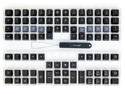 Kinesis Advantage360 Contoured Keyboard - Optional DVORAK PBT Keycap Sets