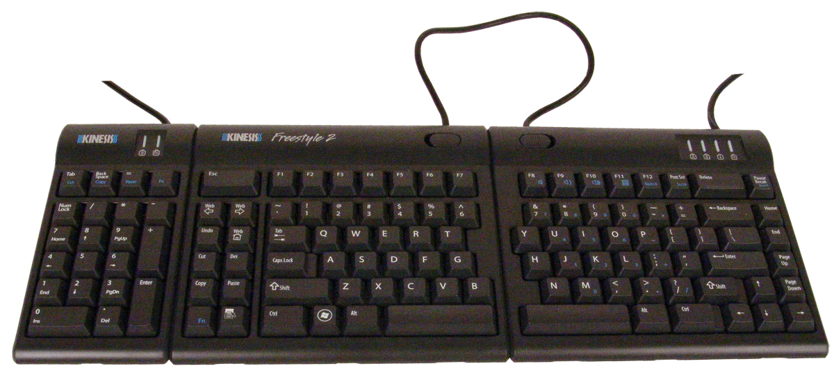 Left-Handed Bundle of Freestyle2 and Keypad by Kinesis Corporation