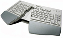 Maxim Adjustable Keyboard - splayed and tented