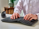 mWave for PC Mechanical Keyboard - Positions Fingers Naturally