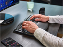 mWave for PC Mechanical Keyboard - Integrated Padded Palm Support