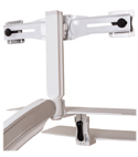 Altissimo Dual Sit-Stand Workstation – Rear View