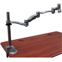 Concerto Extended Reach Pole Mount Monitor Arm - Extended