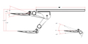 Staccato Keyboard Arm - Adjustment Range Specs