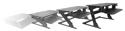 Volante Desktop Sit-Stand Workstation - Range of Motion