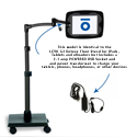 Levo G2 Deluxe Floor Stand - With Power Outlet