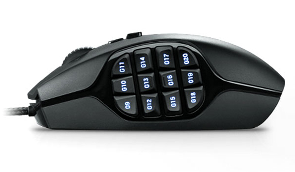 G600 MMO Gaming Mouse by Logitech : ErgoCanada - Detailed Specification Page