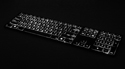 Matias Backlit Wireless Multi-Pairing Keyboard for PC - Backlights in Dark
