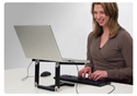 Click to enlarge iFold Portable Stand in Use