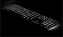 Matias RGB Backlit Wired Aluminum Keyboard - White Backlighting