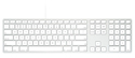 Click to enlarge Matias USB-C Wired Aluminum Keyboard for Mac - Keyboard Layout
