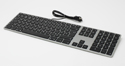 Matias Wired Aluminum Keyboard - French Canadian Legends model - Space Grey