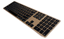 Wireless Aluminum Keyboard - Gold