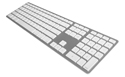 Wireless Aluminum Keyboard - Silver