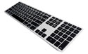 Wireless Aluminum Keyboard with Backlight - Silver