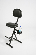GIGCHR Foldable Sit-Stand Chair with Optional Beverage Holder