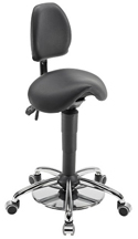 HNDSFREE Sit-Stand Stool with Back