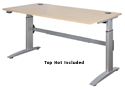 Click to enlarge DeskRite 300 Electric Height Adjustable Sit-Stand Base Shown with Optional Top