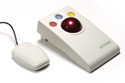 OptimaX Wireless Trackball - OptimaX with receiver unit