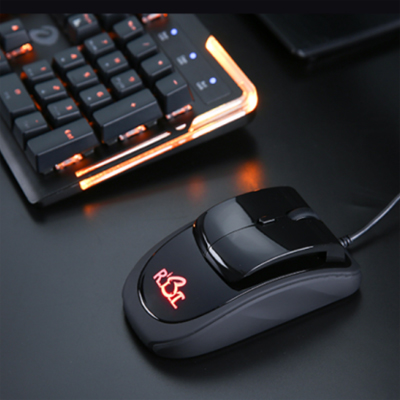 Quadraclicks RBT Rebel Real 1.112 Finger Resting Ergonomic Mouse Wired,  Black 