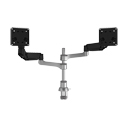 Click to enlarge R-Go Caparo 4 D2 Dual Monitor Arm