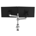 Click to enlarge R-Go Caparo 4 D2 Dual Monitor Arm - Rear View
