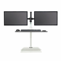 Soar Dual Electric Desktop Sit/Stand  - Dual Monitor Mounts