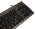 Compact Financial Scissor-Switch Membrane Keyboard - Closeup