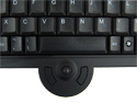 Compact Keyboard with Trackball - Trackball Close Up