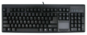 Full Size Keyboard with Built-in Touchpad