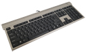 Click to enlarge Scissor-Switch Full Size Keyboard with USB Hub - Silver/Black
