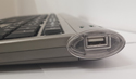 USB Port on Each End of Keyboard