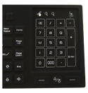 Dual Function Touchpad/Numeric Keypad