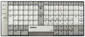 Click to enlarge TypeMatrix USB EZ Reach Keyboard - 2030 series - DVORAK layout