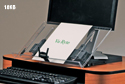 Under Monitor Mount Adjustable InLine Document Holder - 18KB