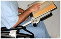 Click to enlarge The WorkComfort Tray: in use