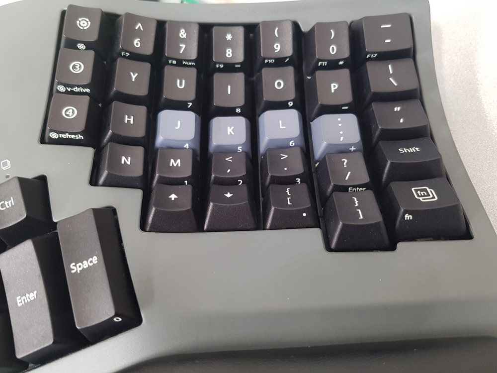 Vertical Key Layout